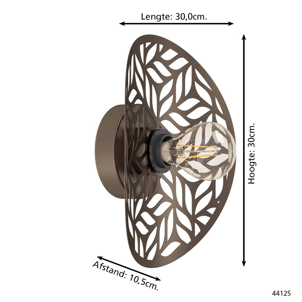 Wandleuchte Swaby Ø 30cm Eglo 9008606359592
