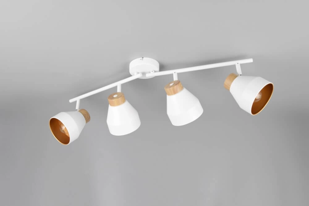 Design Deckenleuchte 4-flammig Valentin weiß Trio 4017807637441