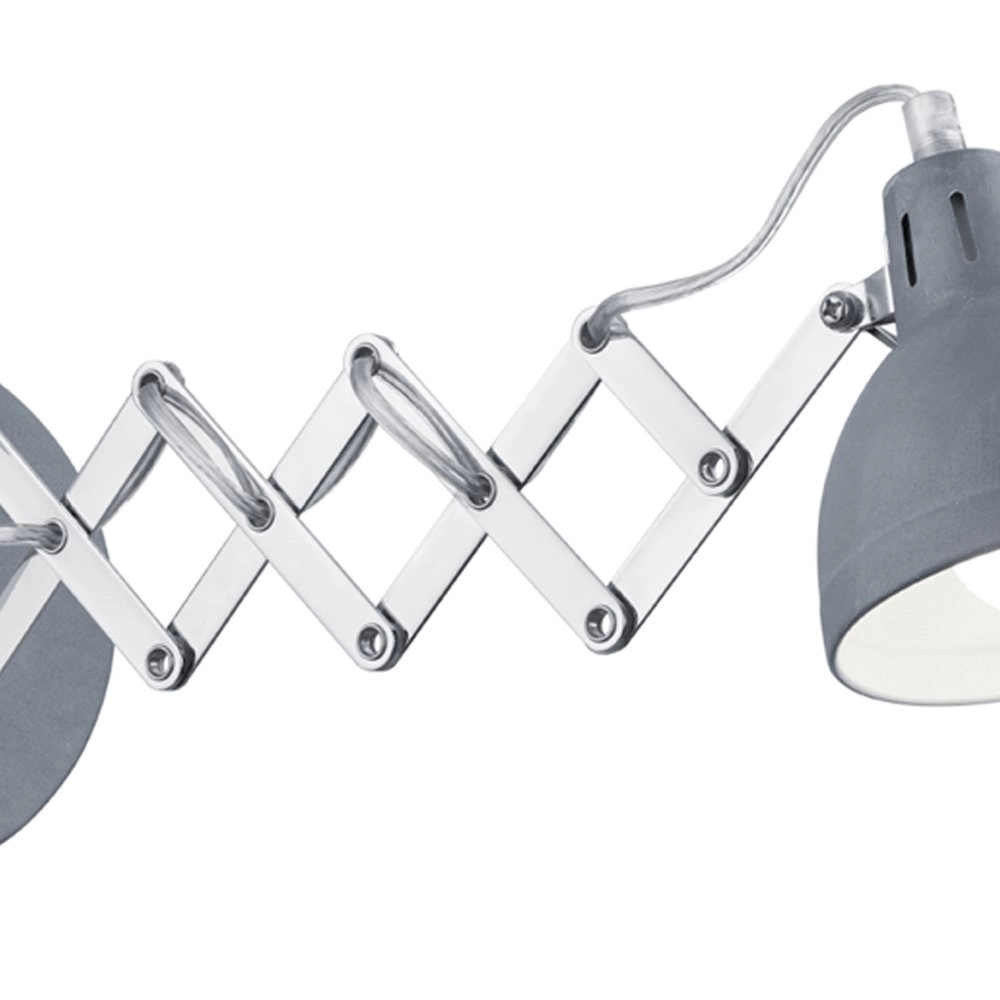 Leuchte Scissor Betongrijs mit chrom Trio 4017807348668