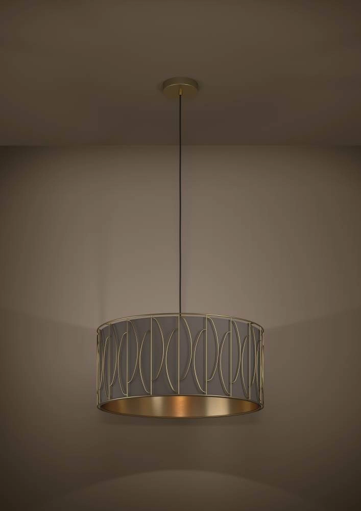 Moderne Hängelampe Corojal Cappuccino mit Gold Stars of Light 9008606243181