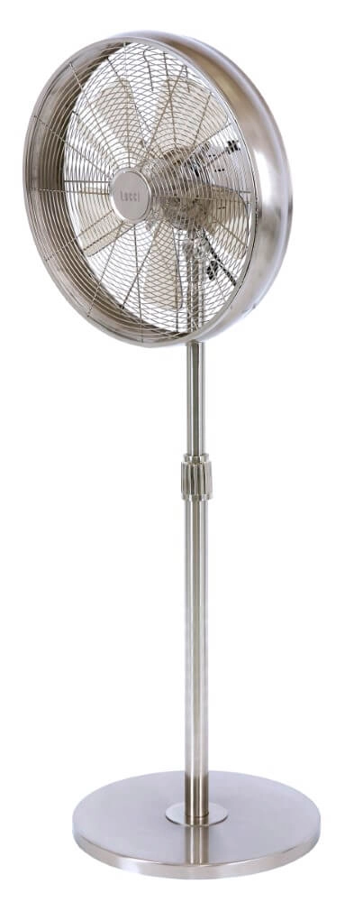 Stehender Ventilator Breeze Pedestal Fan Ø 46 cm – Edelstahl
