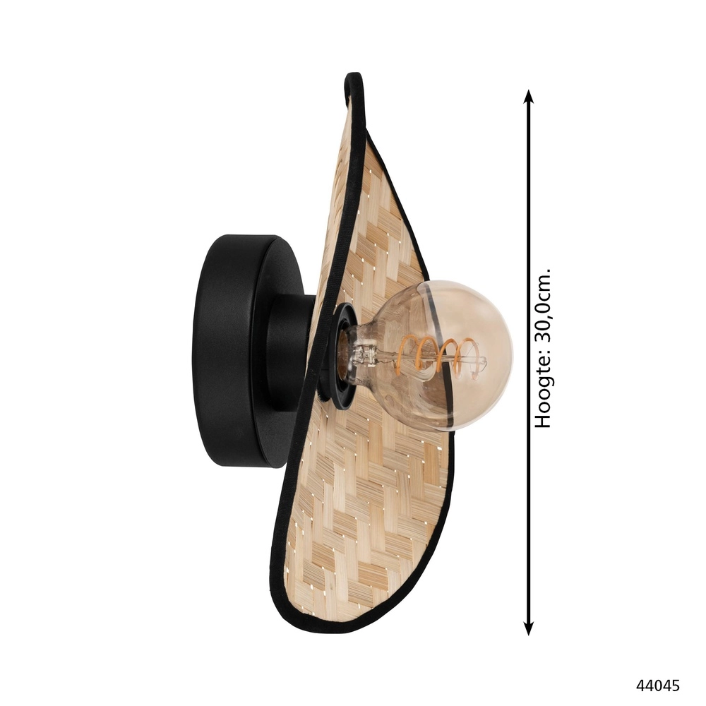 Rattan-Wandlampe Marywell Ø 30cm - 1x E27 Eglo 9002759440459
