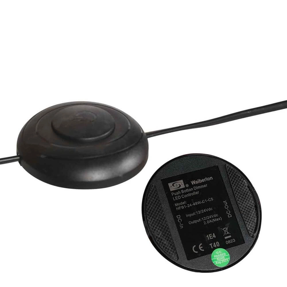 Design-Bogenlampe Ringlux schwarz Steinhauer 8712746176551