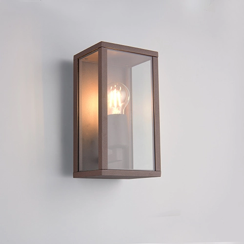 Moderne Wandlampe Garonne S rostbraun