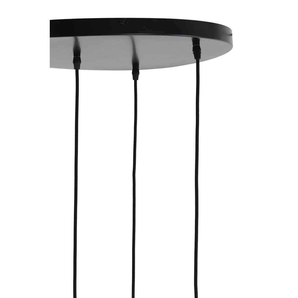 Vide Pendellampe Lekar 5x E27 – Messing mit Rauchglas Light & Living 8717807604585