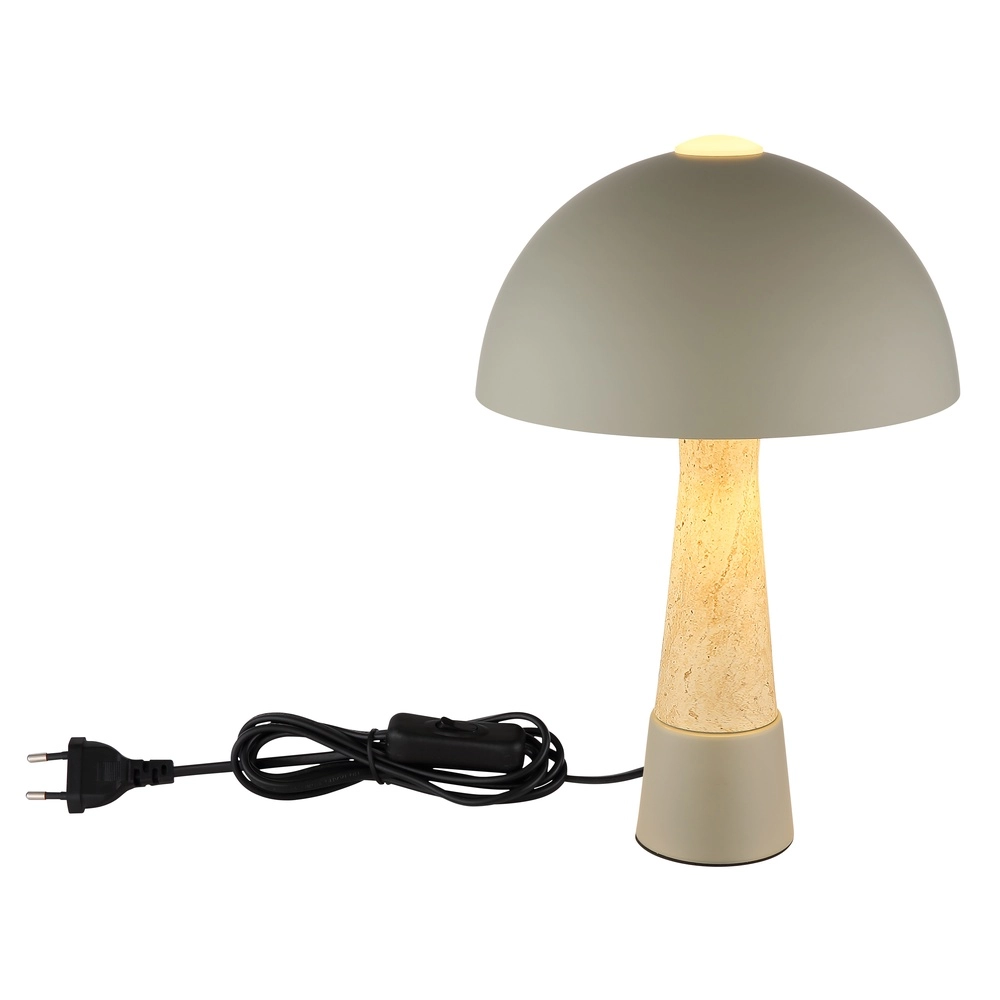 Einzigartige Tischlampe Paulin Grau Globo 9007371572694