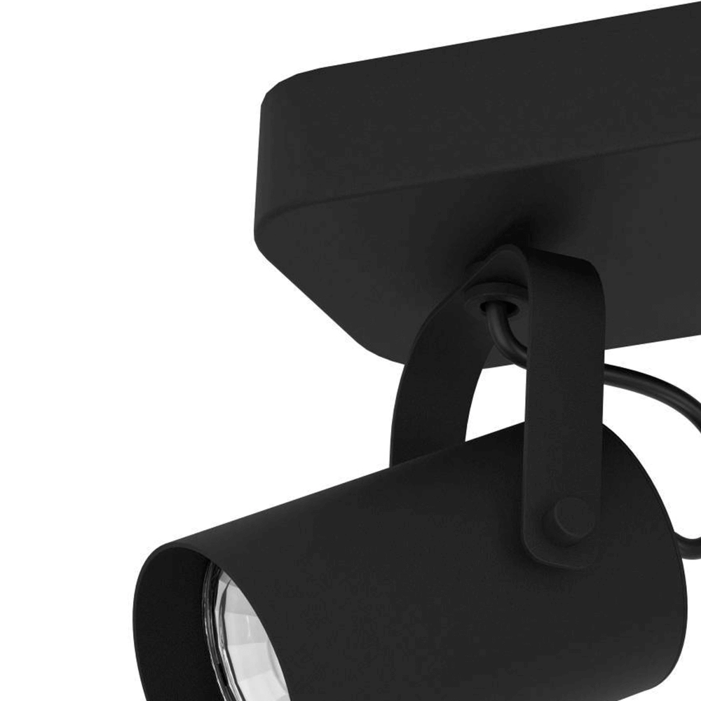 Schwarzer Deckenstrahler Sorego 2-flammig Eglo 9008606239085