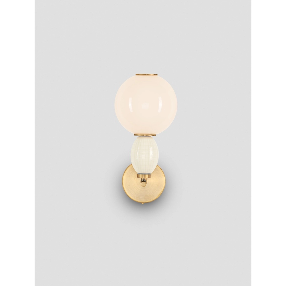 Wandleuchte Obrie Gold mit Weiß Lyora 5212017484215