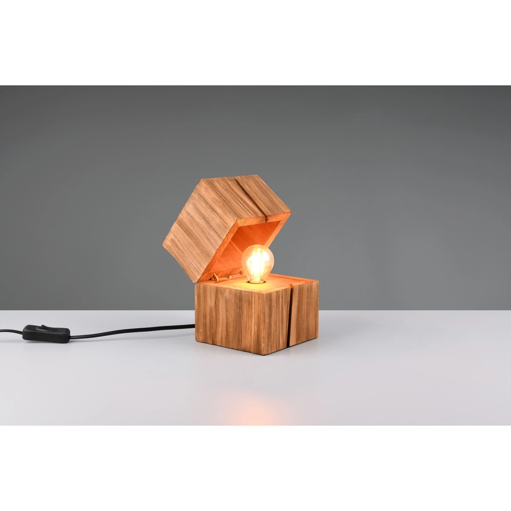 Tischlampe Treasure Holz Trio 4017807599985