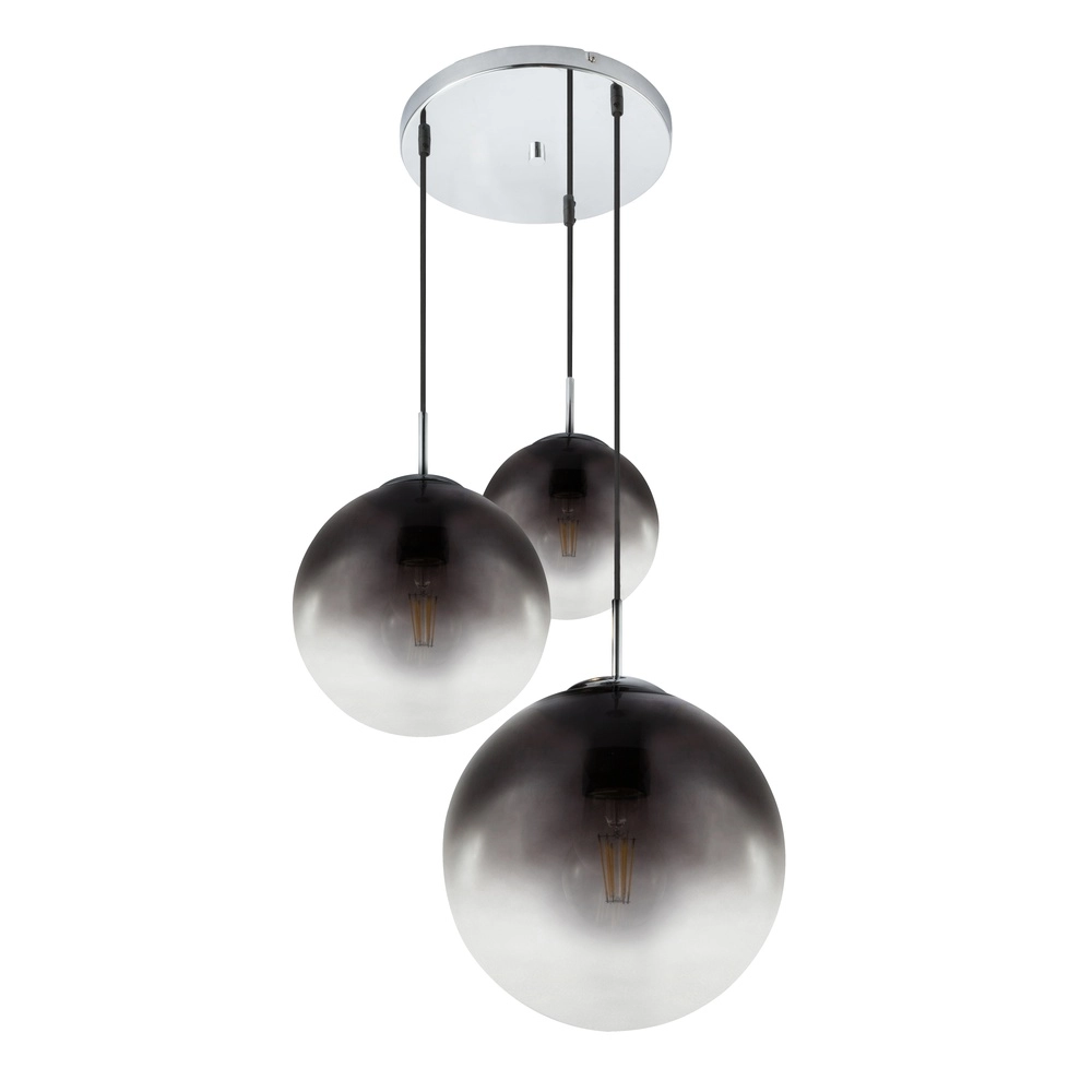 3-Licht Pendellampe Varus Chrom Globo 9007371377473