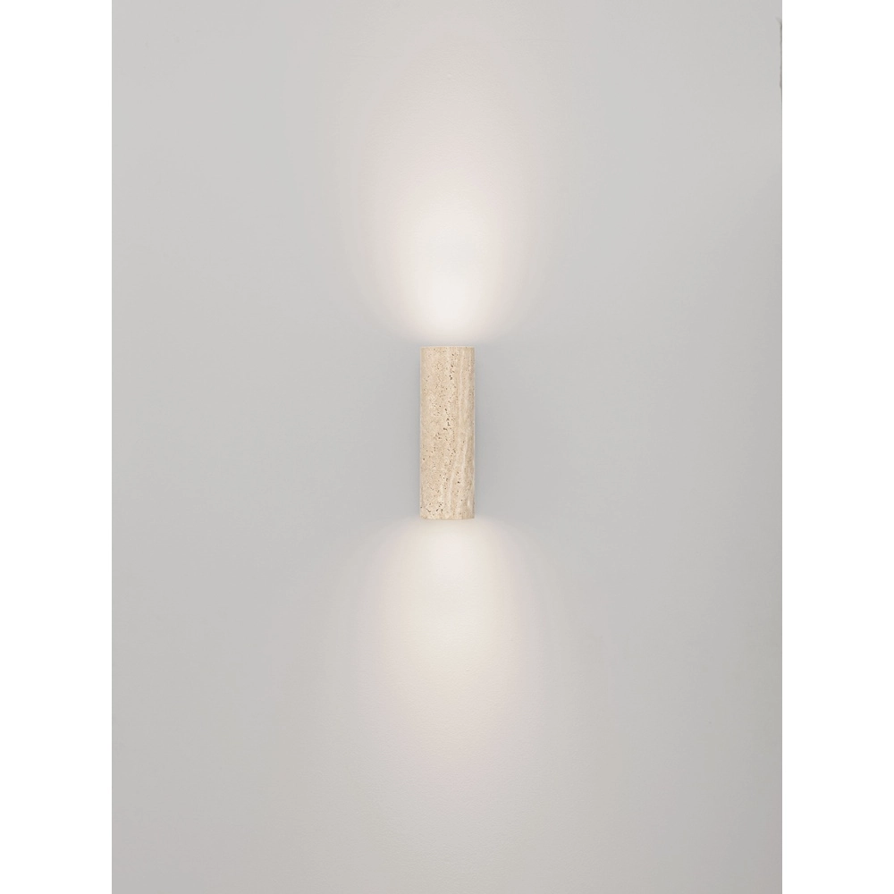 Design-Wandlampe Olvio Sandbrauner Travertin Lyora 5212017495839