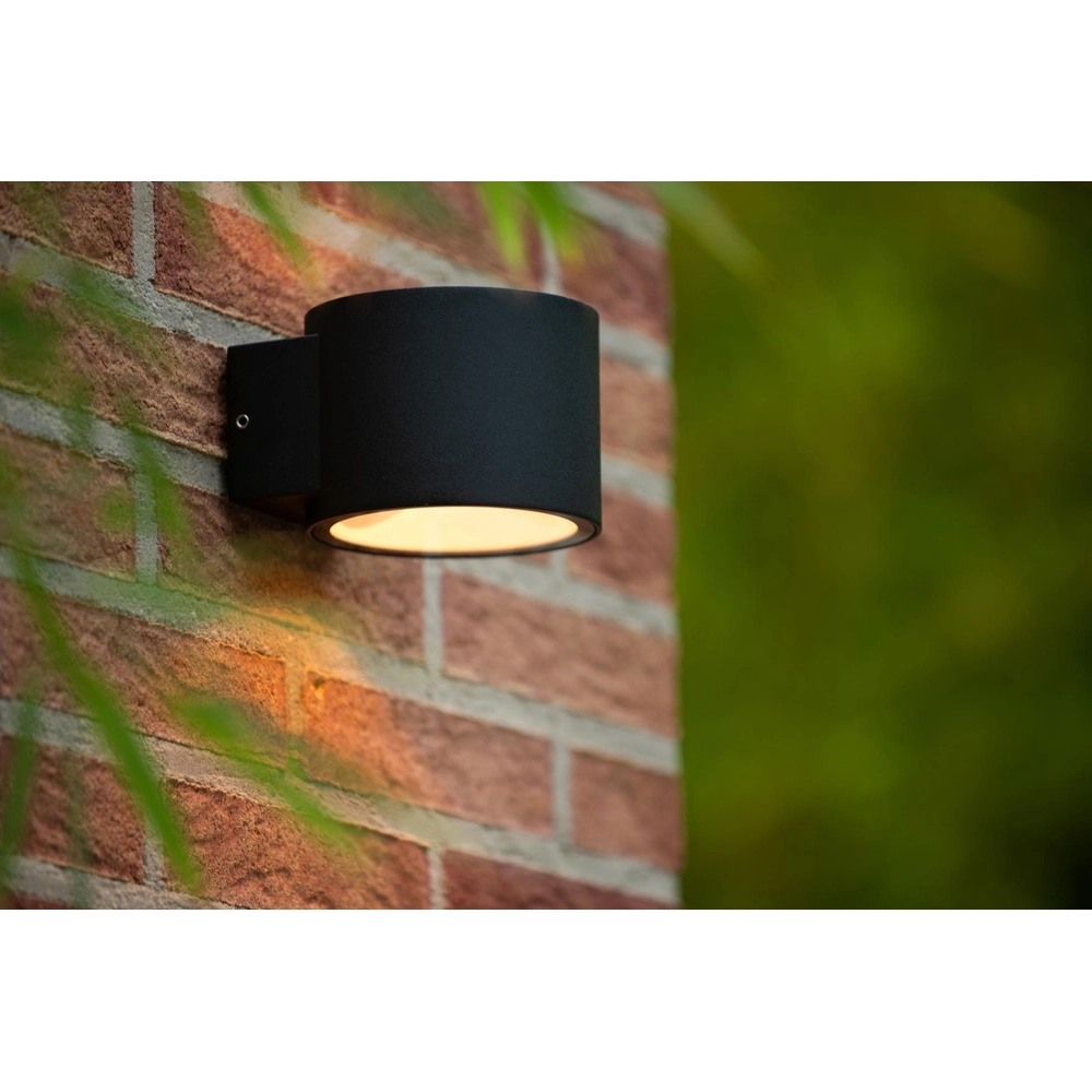 Design-Wandspot Oxford Up & Down Schwarz Lucide 5411212281395