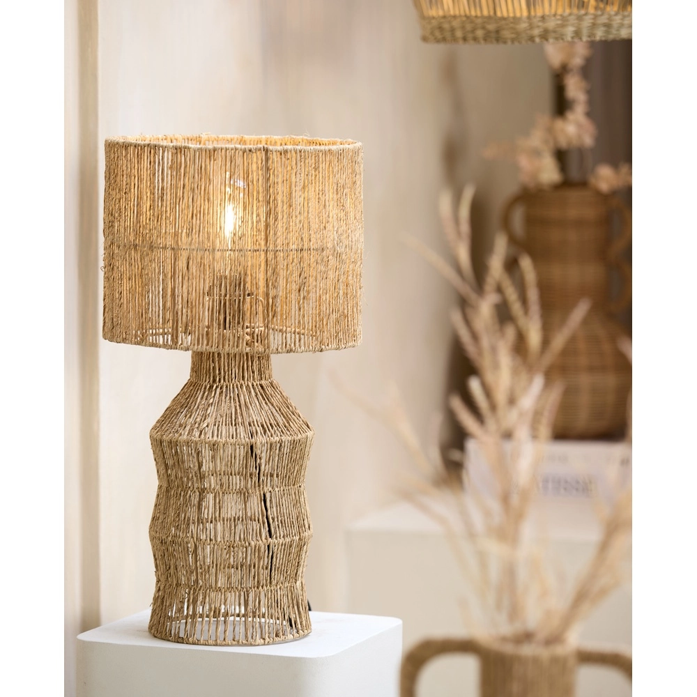 Jute-Tischlampe Tidea Ø 28 cm Schatten Light & Living 8717807836702