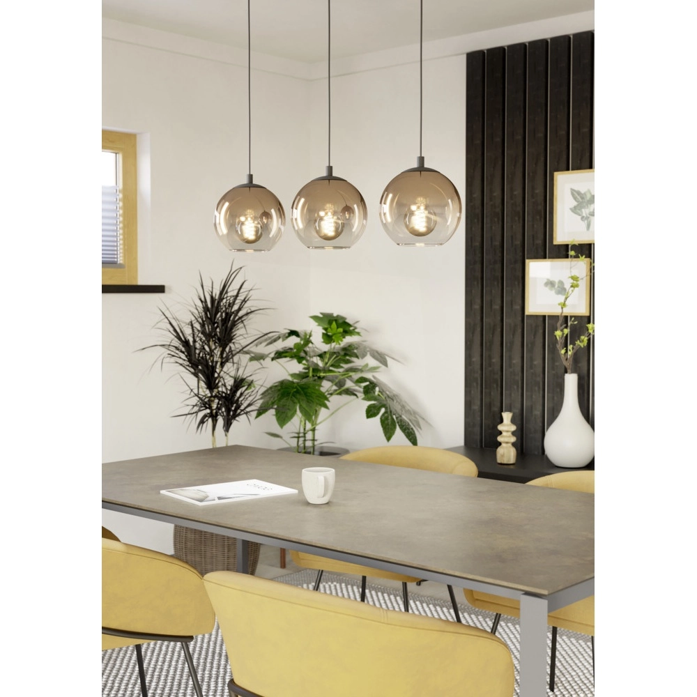 Pendelleuchte Ariscani 1 3-flammig schwarz Eglo 9008606358052