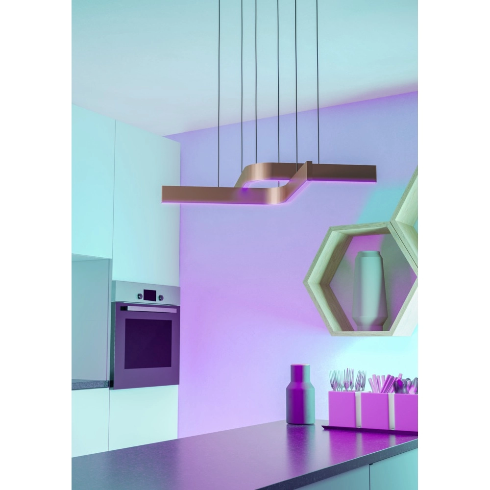 Design-Pendelleuchte Folcino-Z Kupfer Bronze Eglo 9008606360284