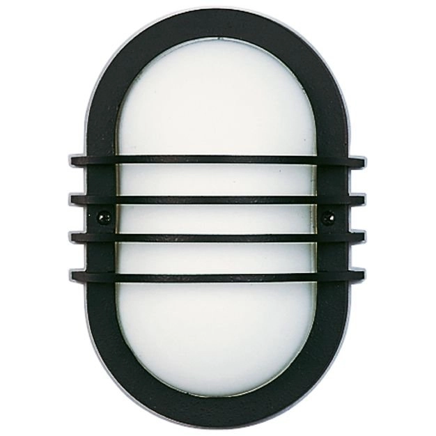 Außenlampe Ovalla Schwarz
