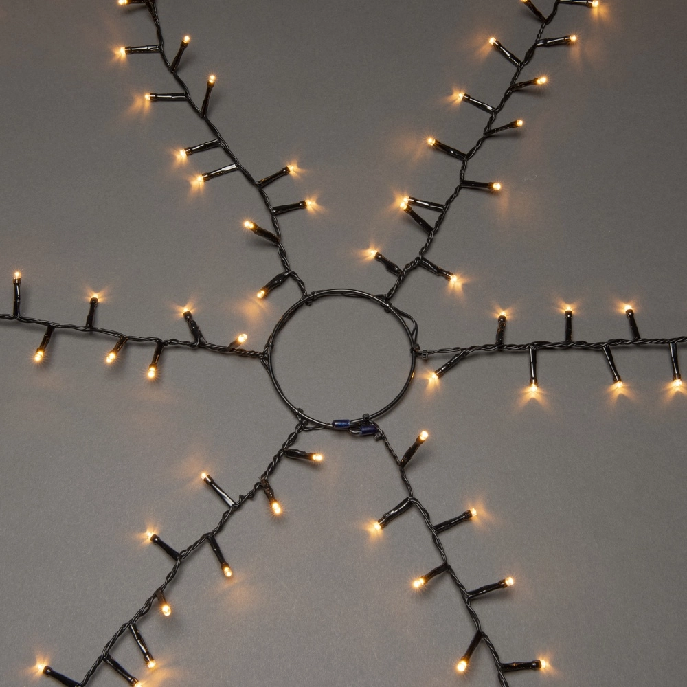 Beleuchtungsset 240cm - 6x 110 led - 2100K für den Weihnachtsbaum KonstSmide 7318306650809