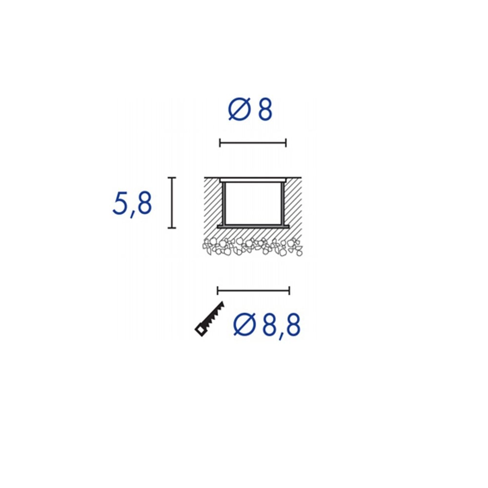 LED-Bodenstrahler Dasar Flat SLV 4024163138048