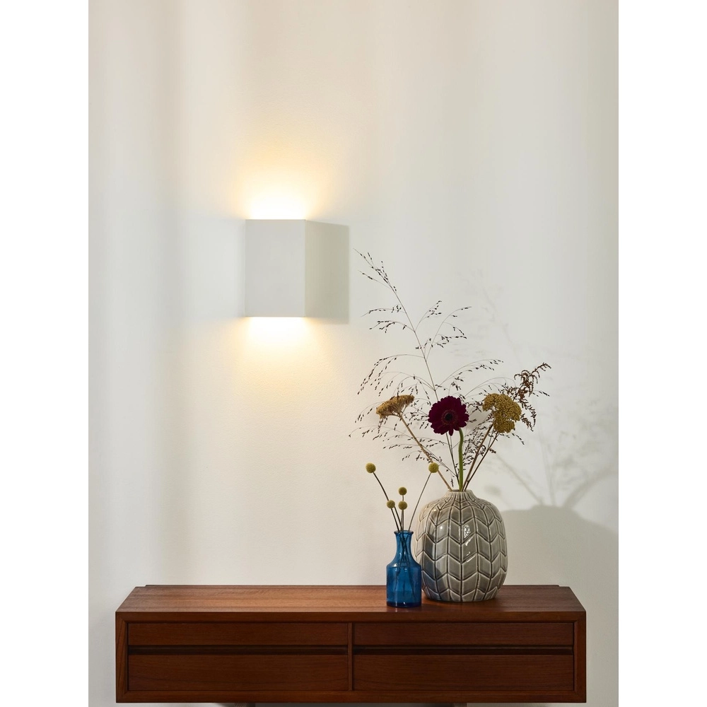 Wandlampe Gipsy Weißes Rechteck Lucide 5411212351500