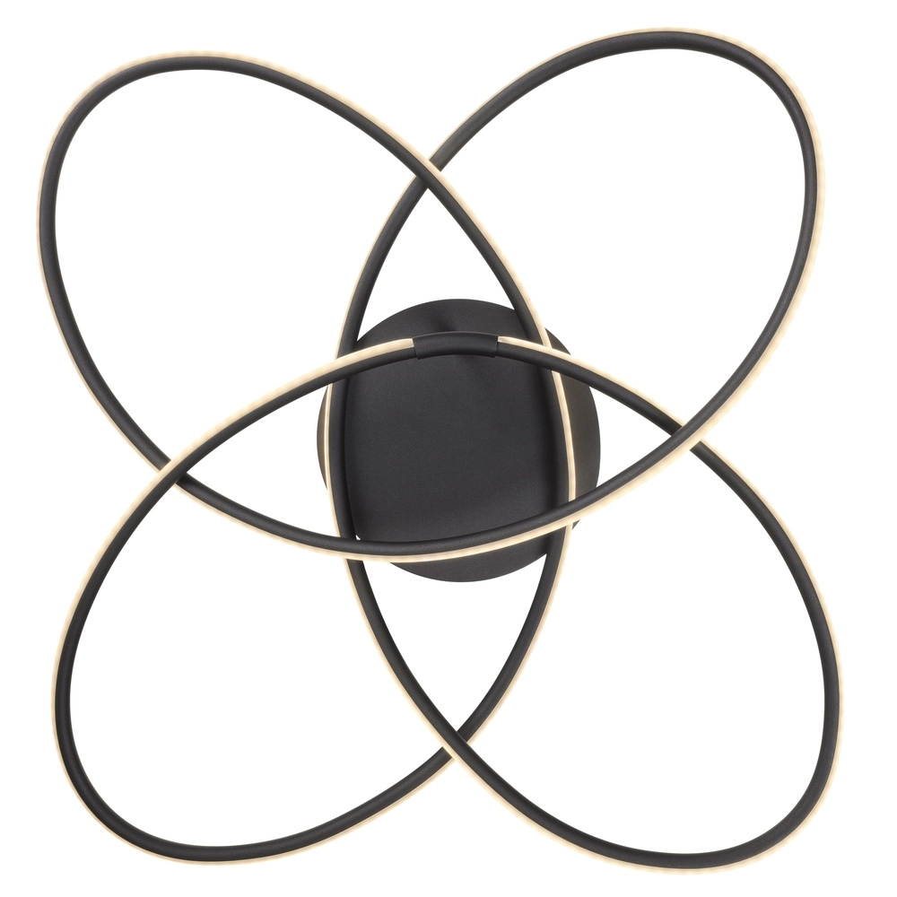 Design-Deckenlampe Panda schwarz Ø 80 cm Globo 9007371409433