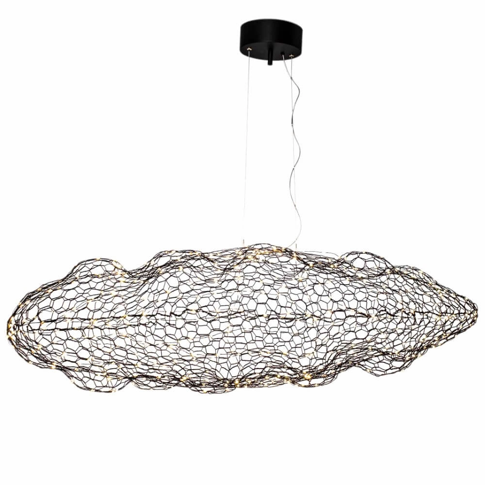 Hängelampe Hayden mattschwarz 50cm