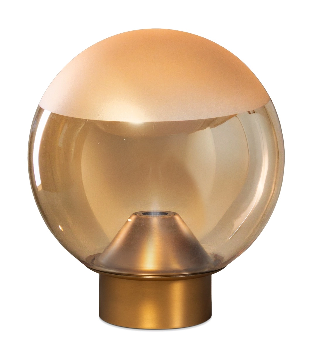 Tischlampe mit Glaskugel Yvonne