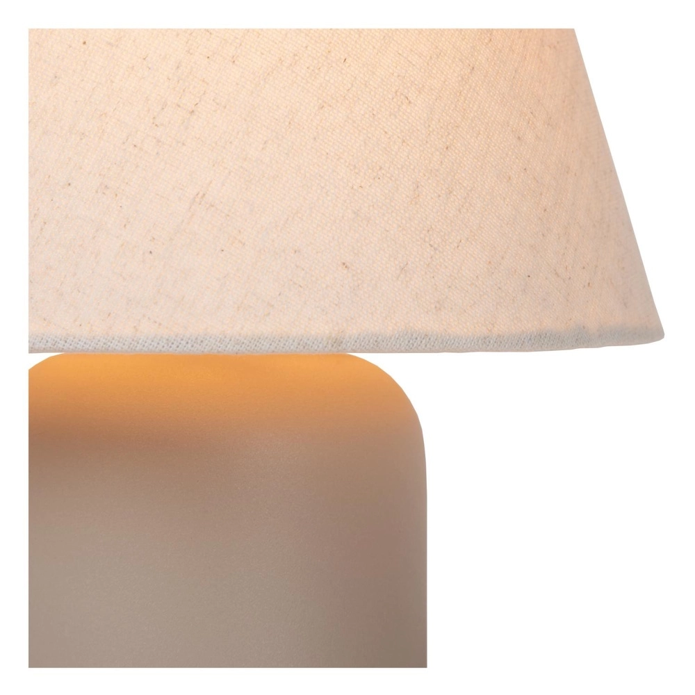 Tischlampe Macia Sandbraun Lucide 5411212061577