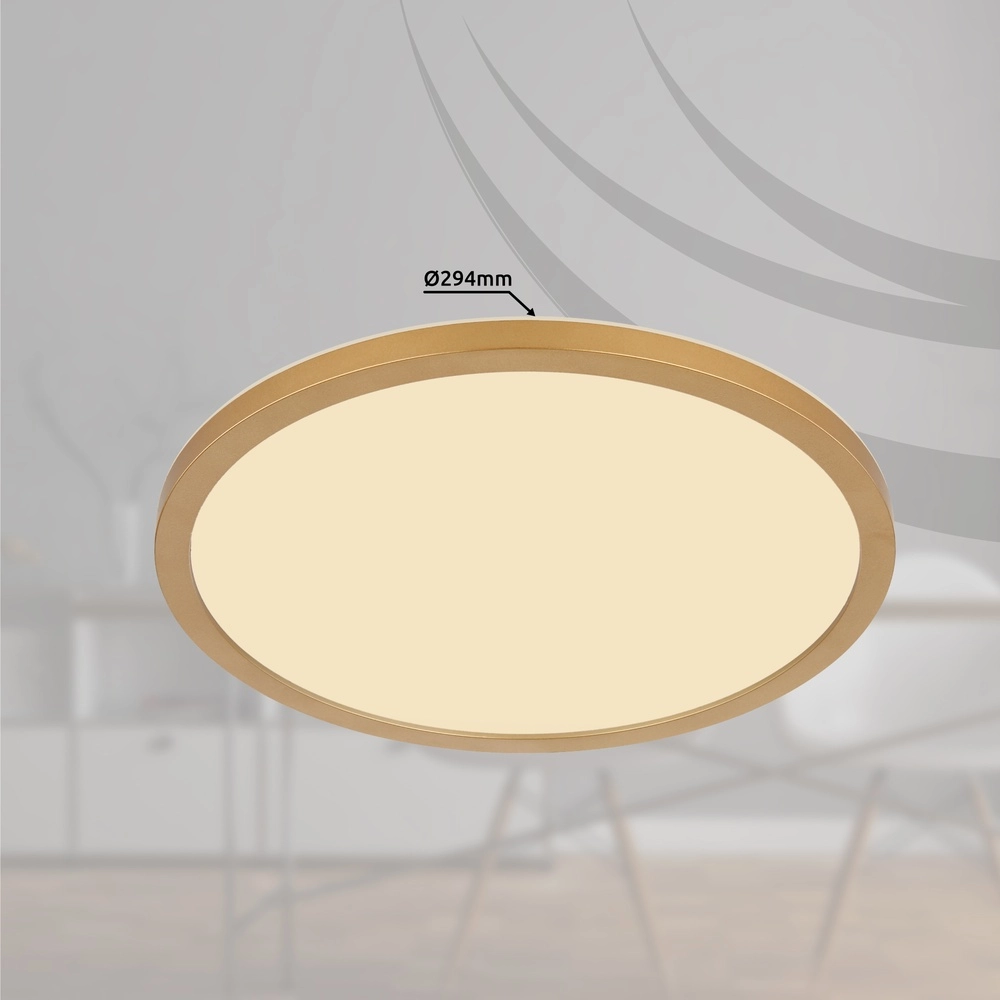 Deckenlicht Sapana Ø 29,4 cm Gold Globo 9007371454419