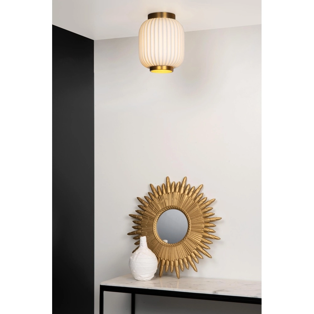 Design-Deckenlampe Gosse Gold mit Weiß Lucide 5411212134172