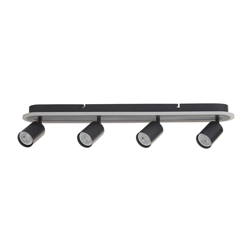 Deckenlampe San Diego 4-flammig schwarz Searchlight 5053423302096
