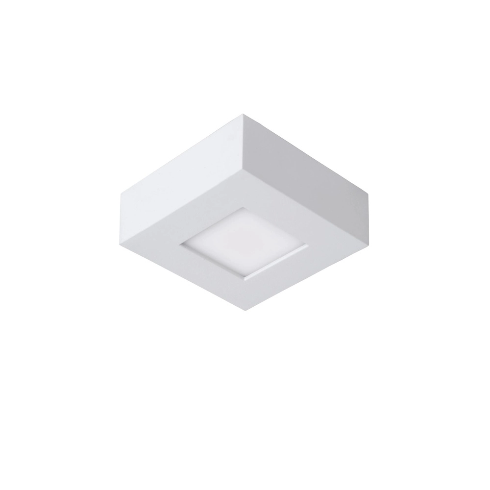 Deckenlicht Brice-Led 10,8 cm quadratisches IP44-Weiß