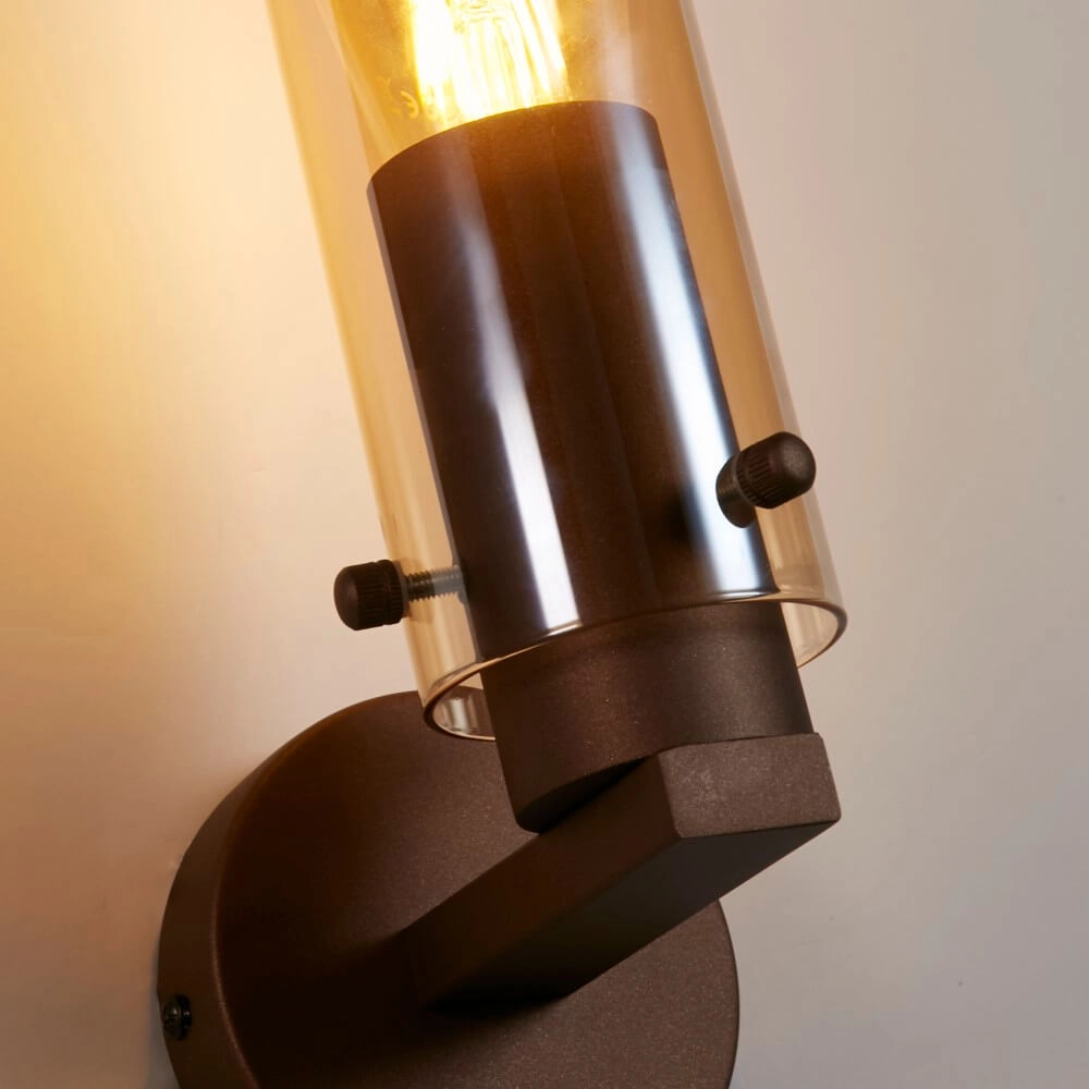 Design-Wandleuchte Sweden II Mokka-Braun Searchlight 5053423272054