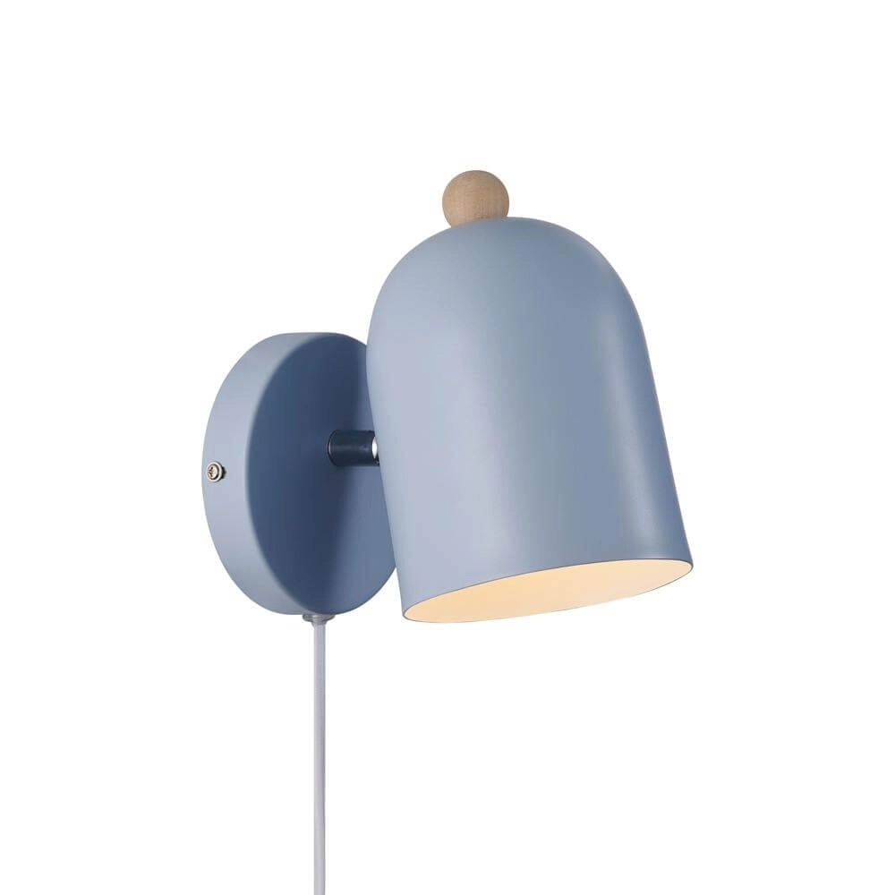 Blaue Wandleuchte Gaston Entwurf