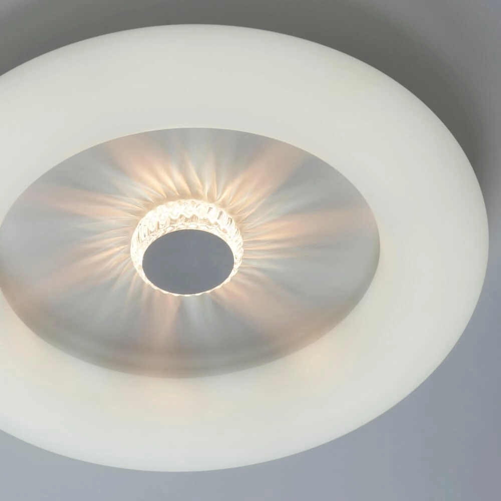 Runde Deckenleuchte Vertigo weiß Ø 50cm Just Light 4043689992408