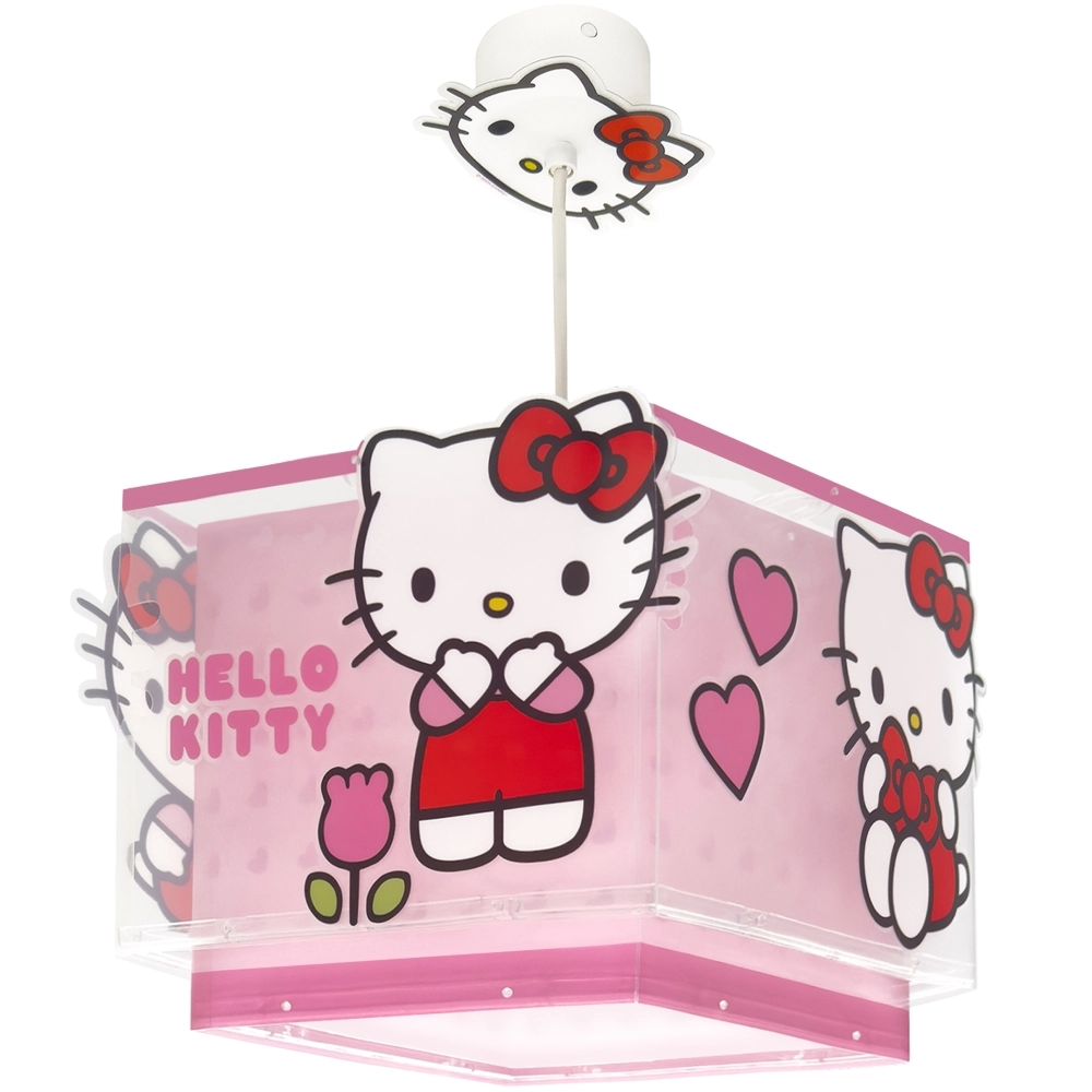 Pendelleuchte Hello Kitty rosa