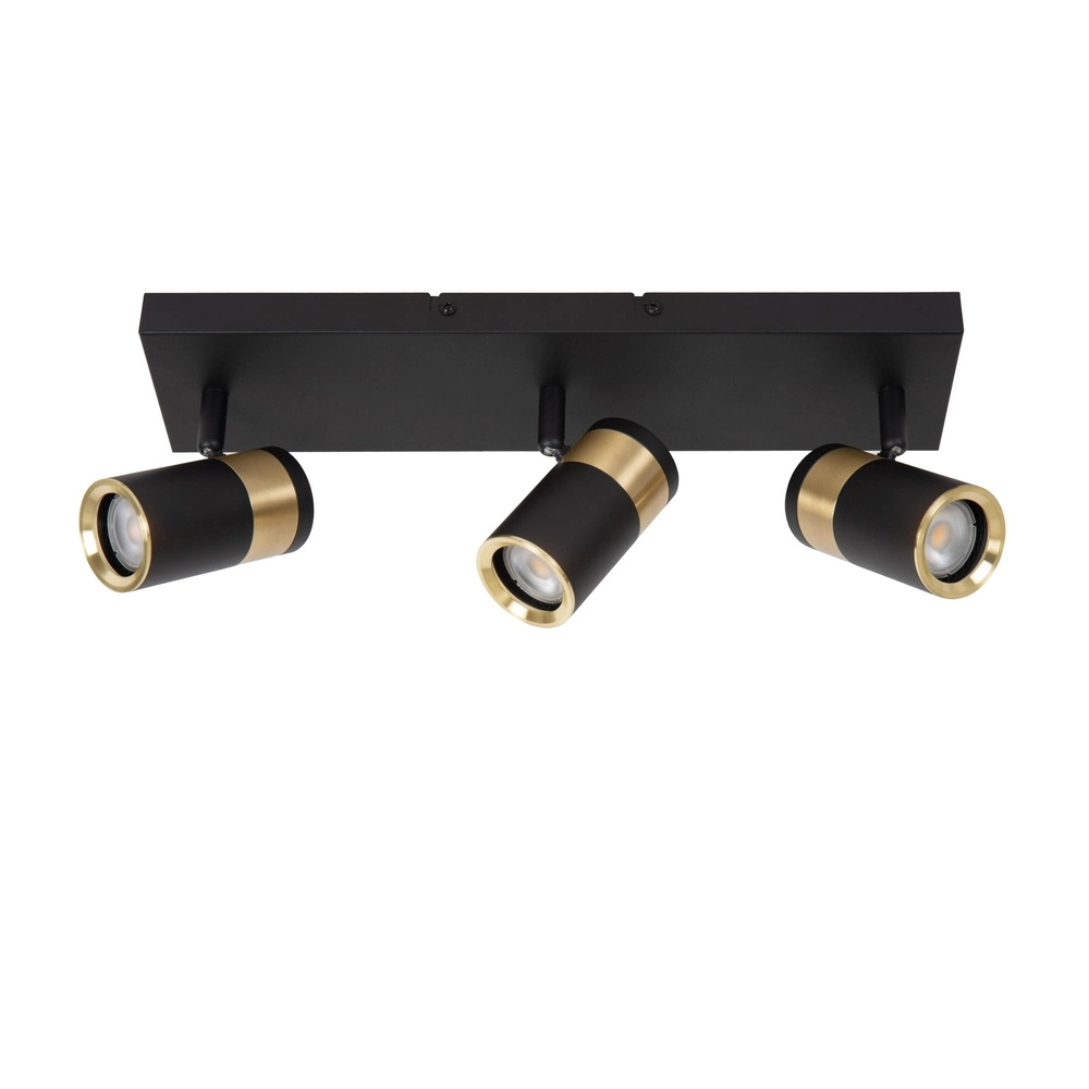 Deckenlampe Gorik 3-hell schwarz mit Gold