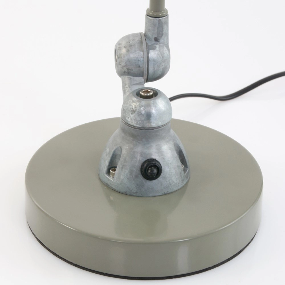 Schreibtischlampe Davin Retro grün mit grau Steinhauer 8712746102000