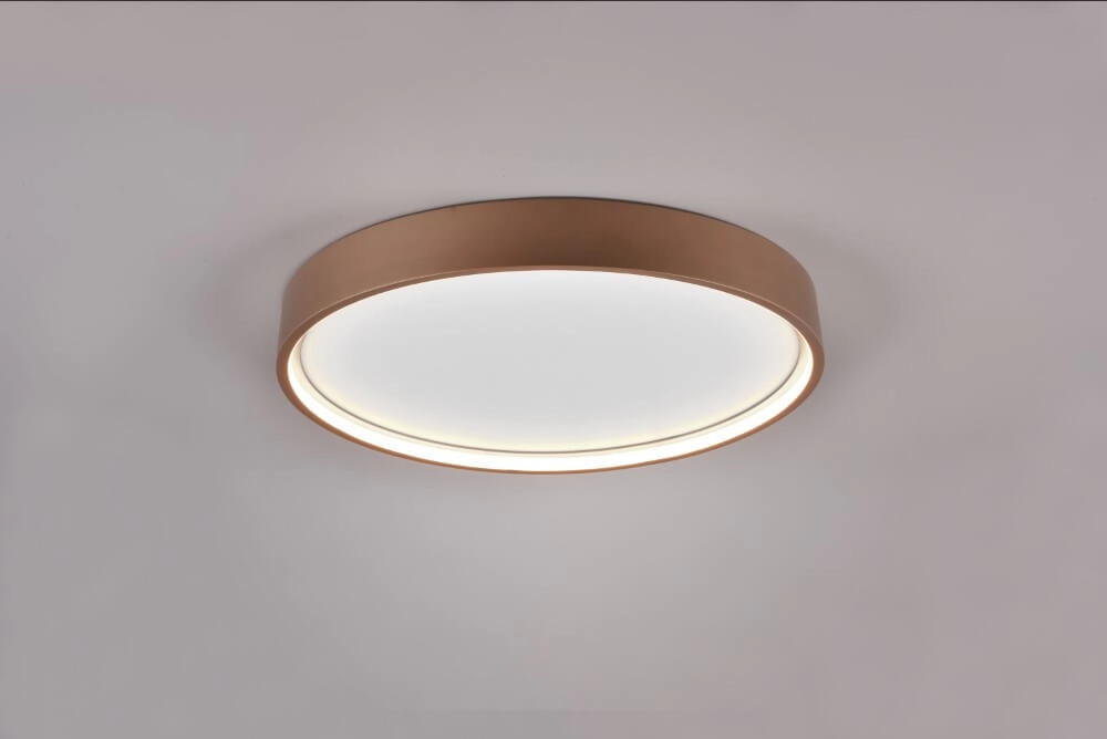 Weiß mit brauner Deckenlampe Doha Trio 4017807575026