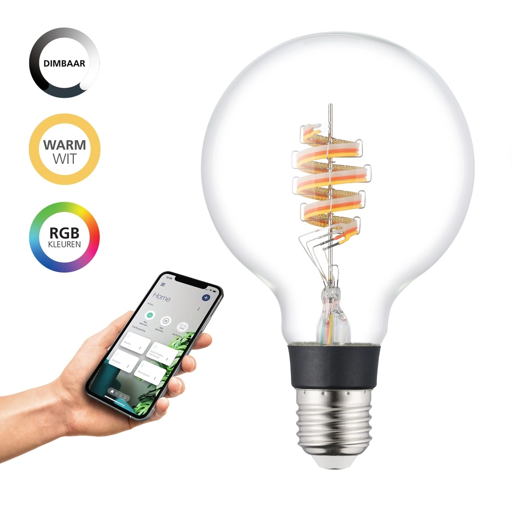 LED-Lampenkugel Zigbee E27 4,9 W - 400 lm - 3000 K - G95