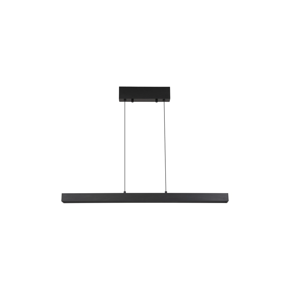 Pendelleuchte Linear Verstellbar Schwarz Searchlight 5053423301938