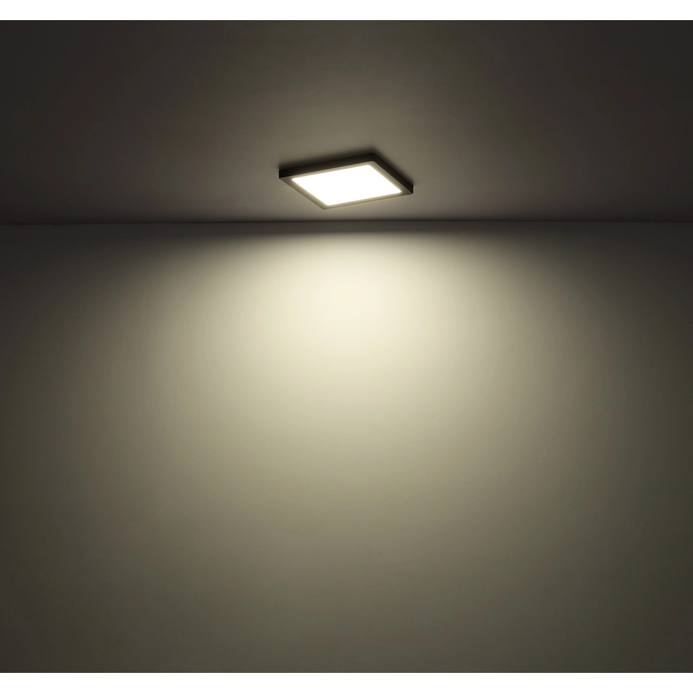 Design-Deckenlicht Lasse Quadratschwarz 16,7 cm Globo 9007371439898
