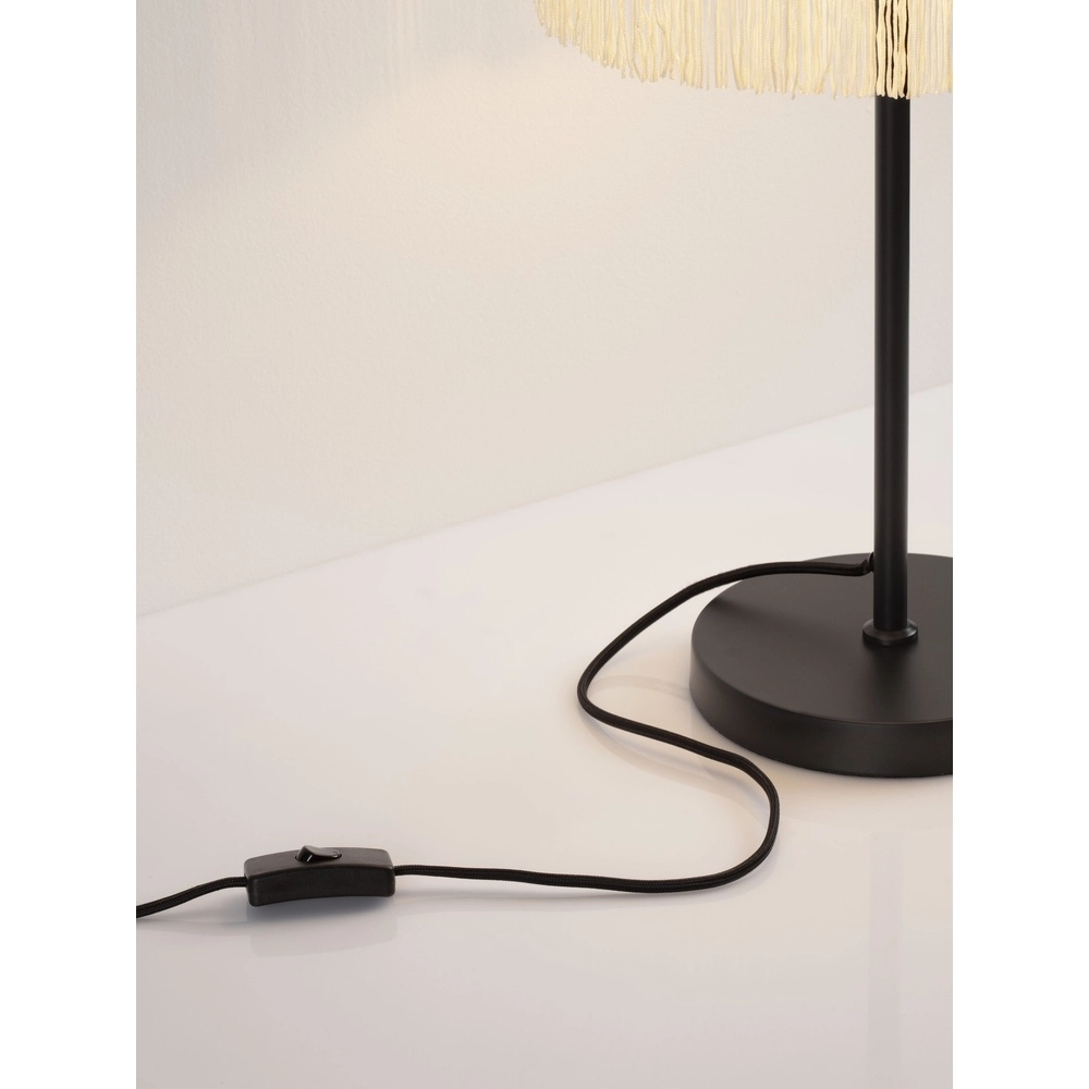 Tiffany-Tischlampe Velvy Beige Lyora 5212017493804