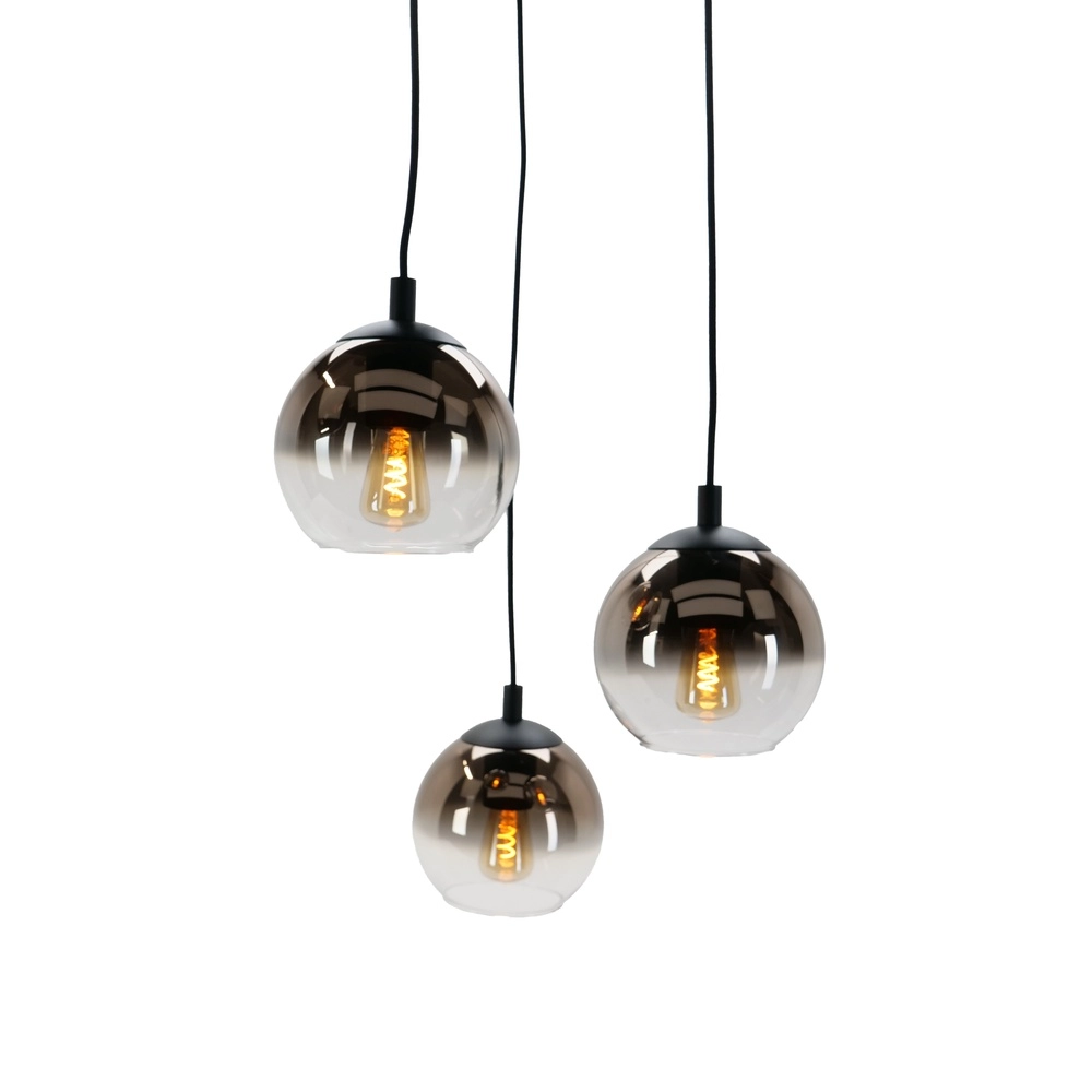 Pendelleuchte Ariscani 1 3-flammig schwarz rund Eglo 9008606358069