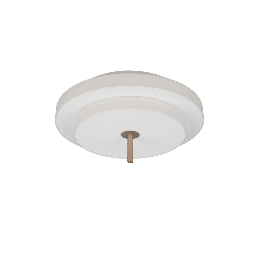 Moderne Deckenleuchte Keaton weiß Ø 40cm Trio 4017807653700