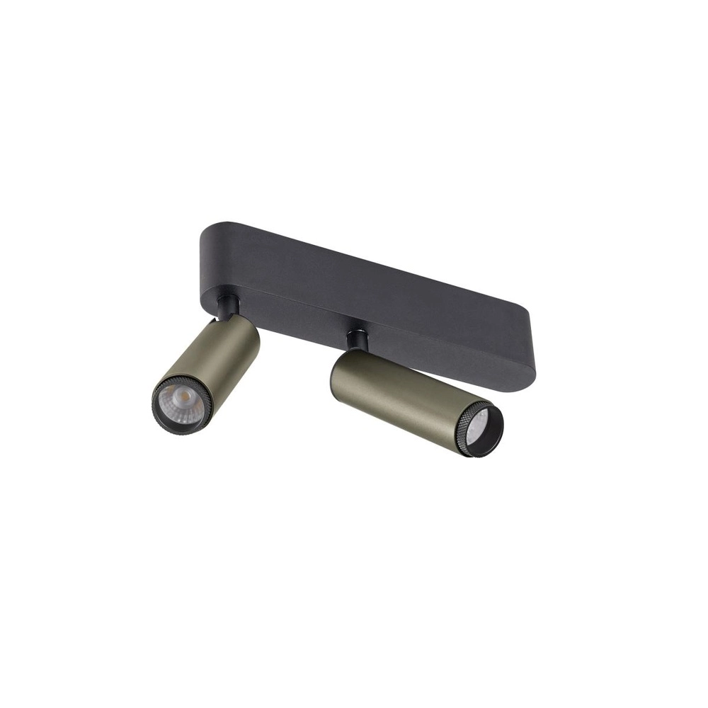 Aufputz-Spot Grip! S 2-flammige Bronze 2700K SLV 4024163304887
