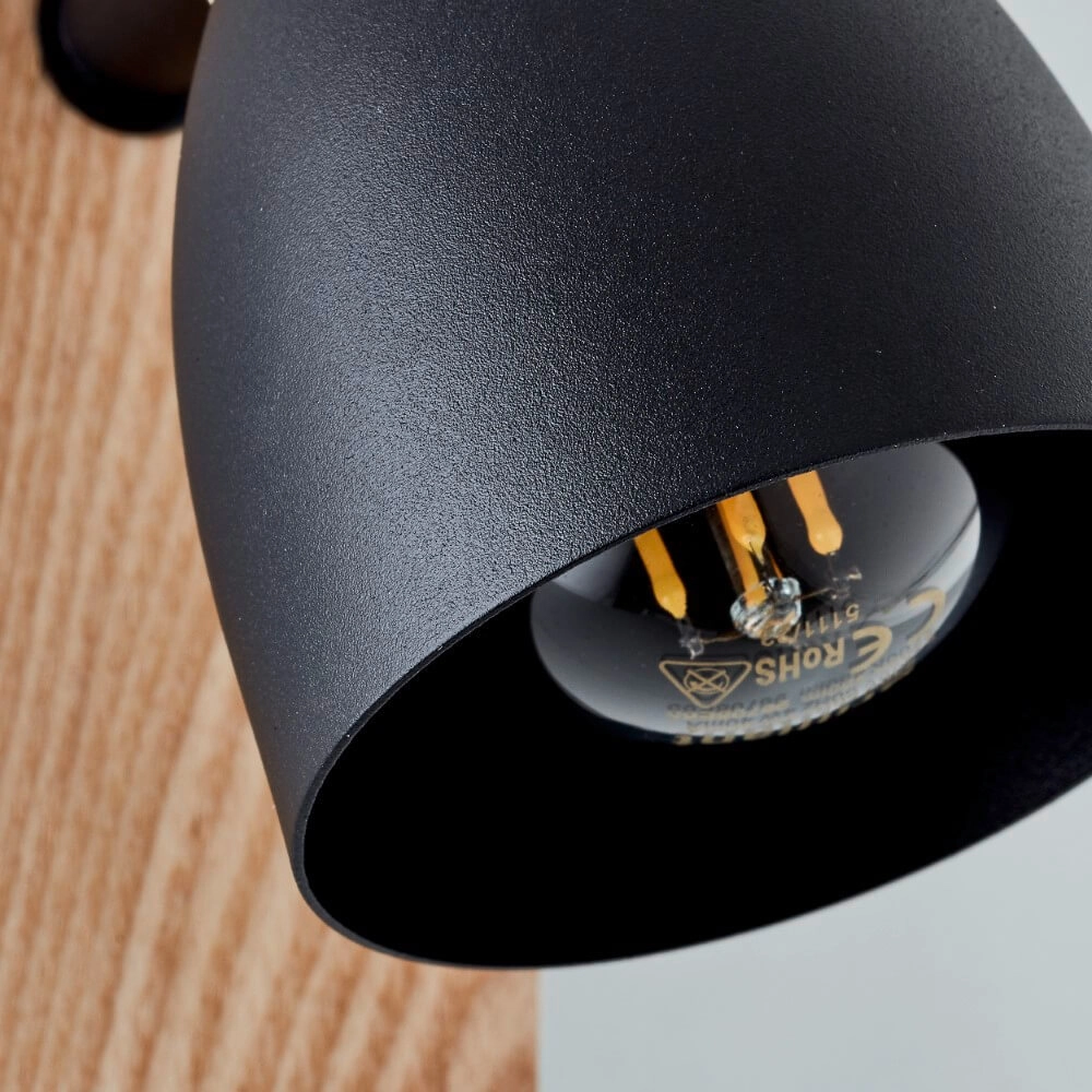 Wandlampe Daintree Schwarz Brilliant 4004353408663