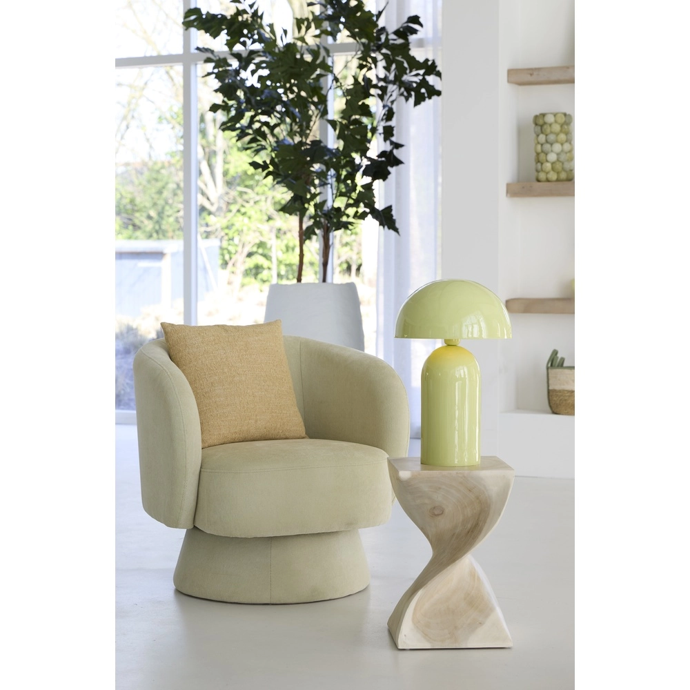 Pilztischlampe Tolima Glanzhellgrün – Ø 31 cm Light & Living 8717807807863