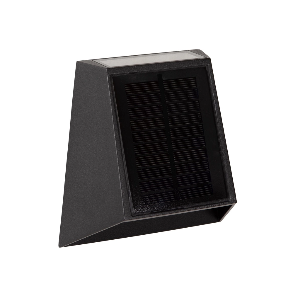 Wandlampe Luton Solar Black