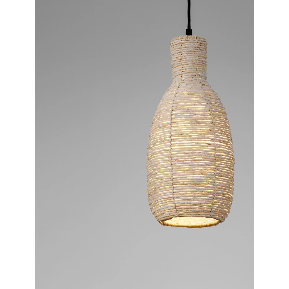 Pendelleuchte Ona Ø 18cm Rattan Lyora 5212017477538
