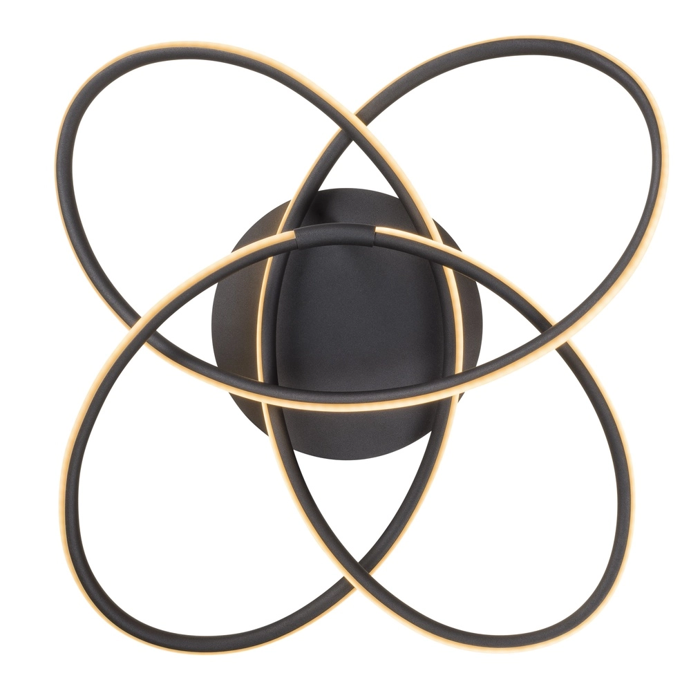 Design-Deckenlampe Panda schwarz Ø 60cm Globo 9007371400430
